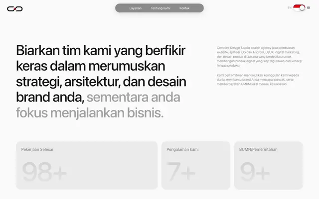 Complex Design Studio website