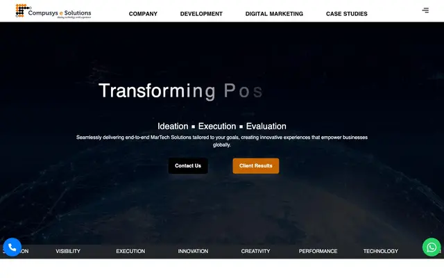 Compusys e Solutions website