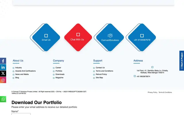 Comval IT Solutions Pvt.Ltd website
