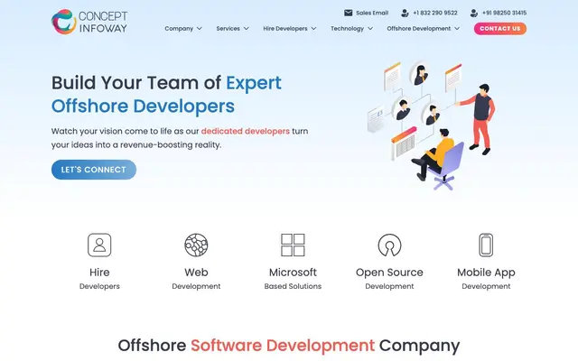 Concept Infoway Pvt. Ltd. website