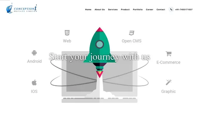 Conception I Private Limited website