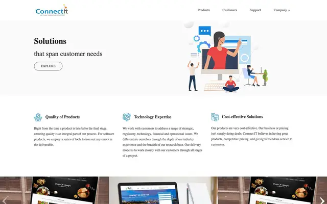 Connect IT website