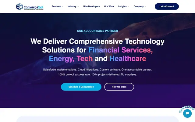 ConvergeSol website
