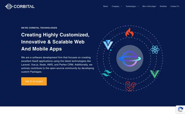 Corbital Technologies website
