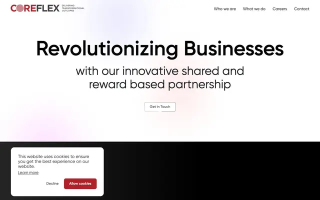 CoreFlex Solutions Pvt. Ltd. website
