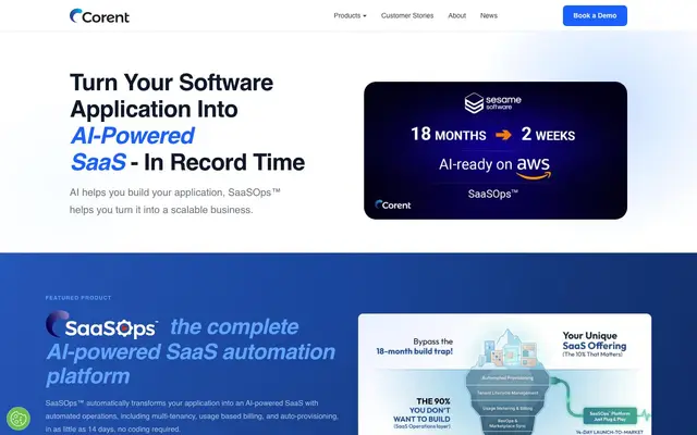 Corent Technology Pvt Ltd website