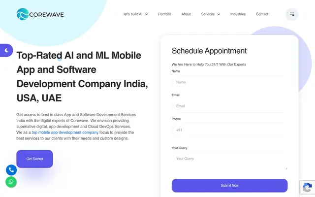 Corewave- CRM, ERP, Mobile app, Software… website
