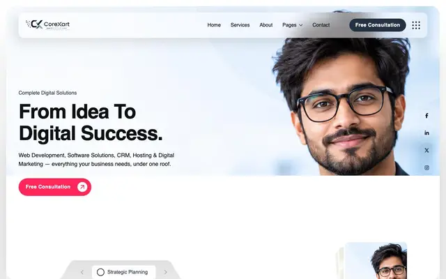 Corexart Infotech, A Complete IT Solution Company In Jaipur website