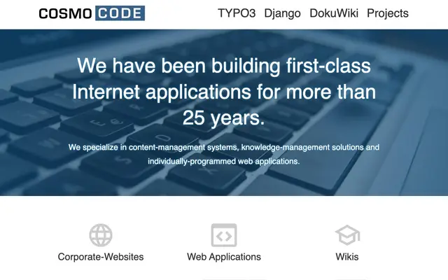 CosmoCode GmbH website
