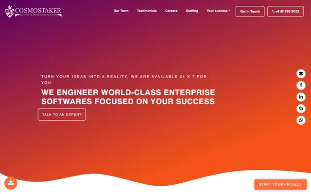 CosmostakeR website