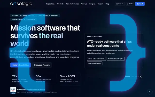 Cosologic website