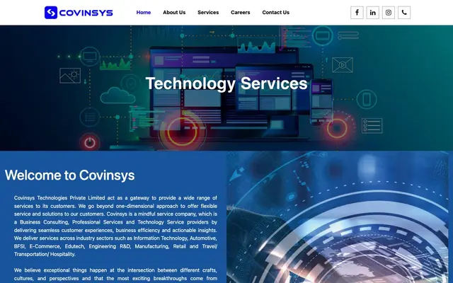 Covinsys Technologies Private Limited website