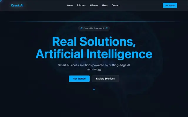 CrackAI Software website