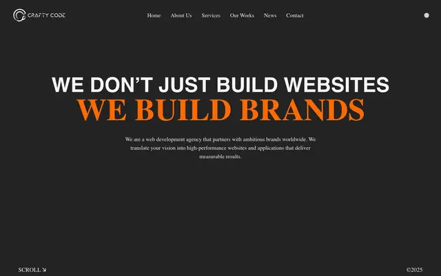 CraftyCode Web Studio website
