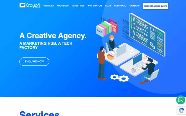 Crayon Infotech Private Limited website