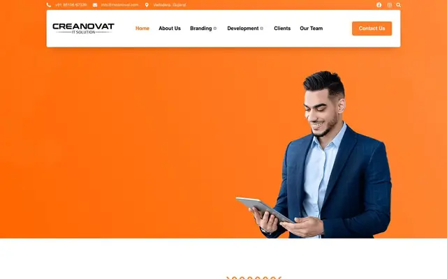 Creanovat IT Solution website