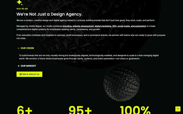 Creative Design Studio website