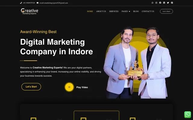 Creative Marketing Experts website