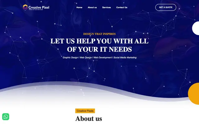 Creative Pixels website