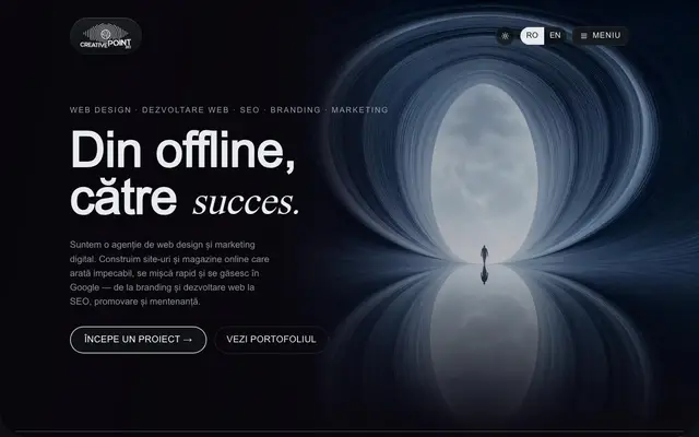 Creative Point – Web Design, SEO & Digital Marketing Bucharest website