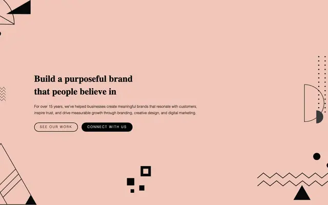 Creative Visuals website