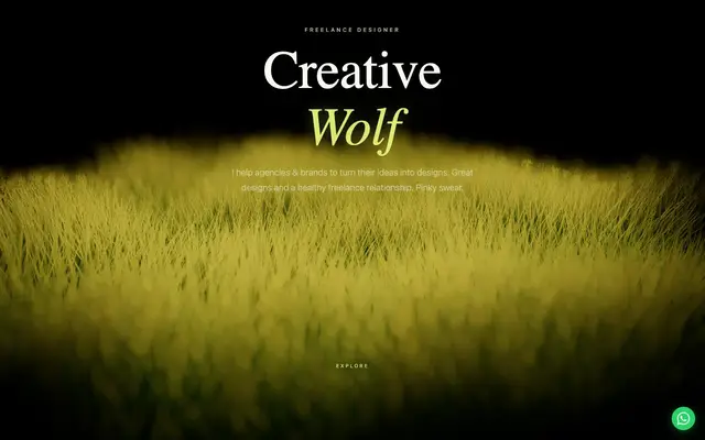 Creative Wolf website