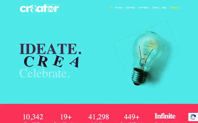 Creator Co. Design website