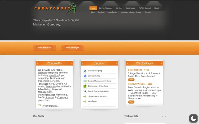 Creators27 website