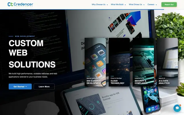 Credencer Technologies website