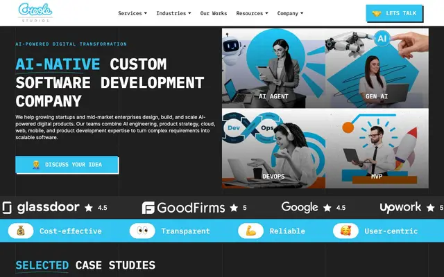 Creole Studios website