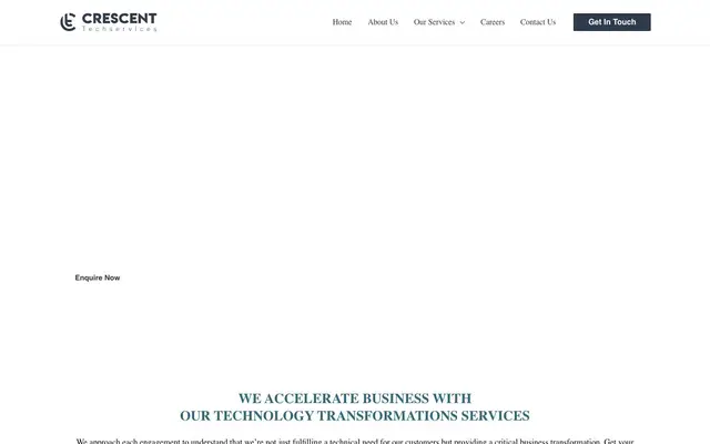 Crescent Techservices website