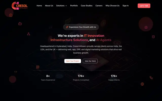 Cresol Infoserv Pvt.Ltd website