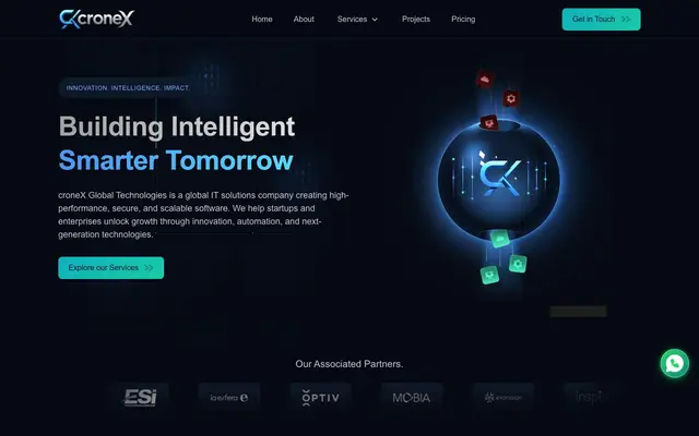 croneX Global Technologies website