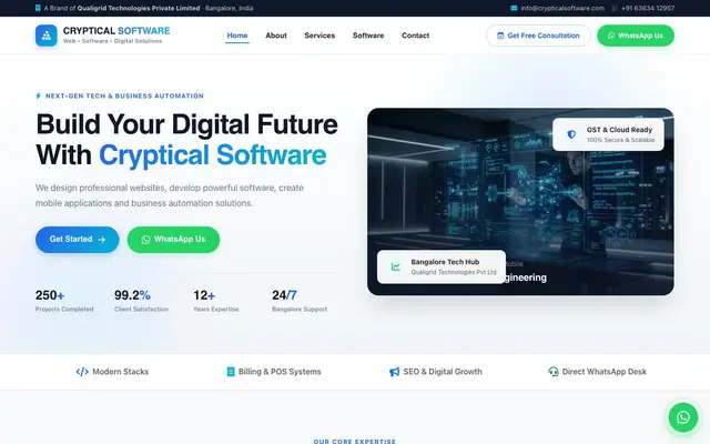 Cryptical Software website