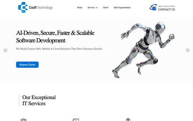 Csoft Technology website