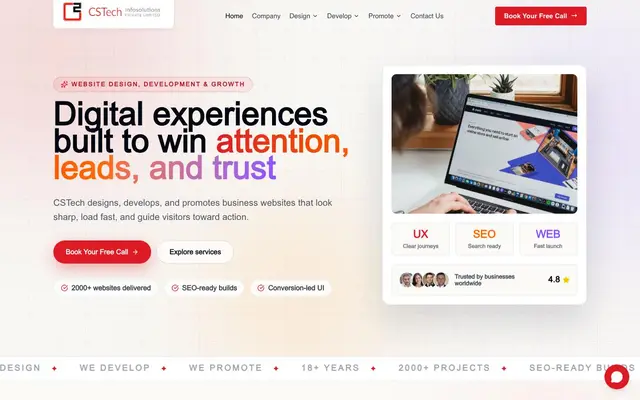 C S Tech website