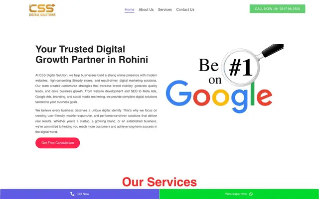 Css Digital Solution website