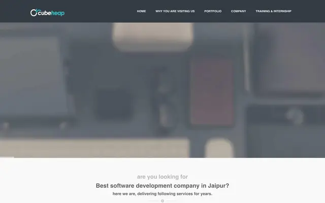 Cubeheap Technologies website