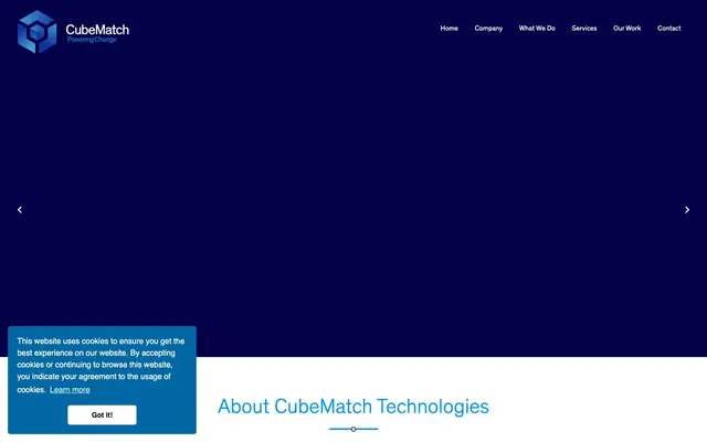 CubeMatch Technologies Private Limited website