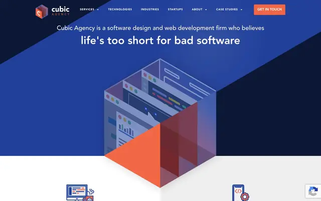 Cubic Agency website