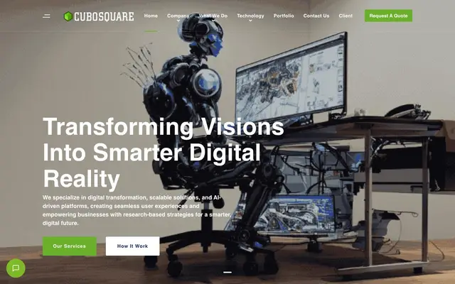 Cubosquare Technology Pvt. Ltd. website