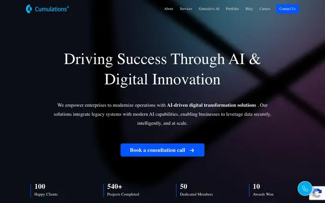 Cumulations Technologies website