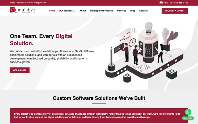 Cumulative Software Technologies LLP website