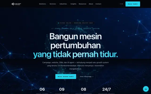 Cyber Digital website