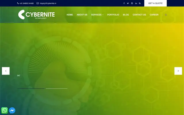 Cybernite Technologies website