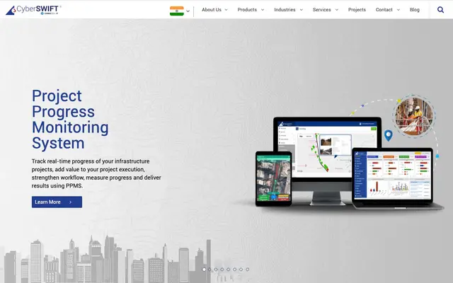 CyberSWIFT Infotech Pvt. Ltd. website
