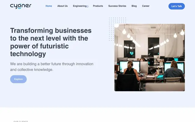 Cygner Technolabs Pvt. Ltd website