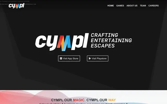 Cympl Studios website