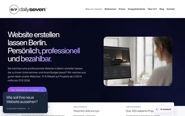 dailyseven® - Webdesign Agentur Berlin website