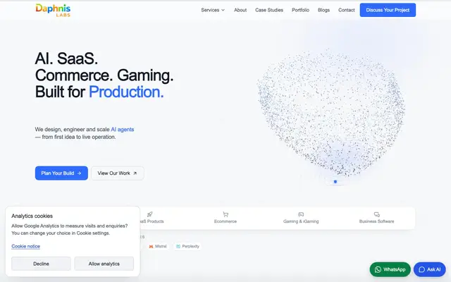 Daphnis Labs website